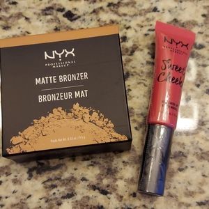 NWT- NYX bronzer and cheek tint